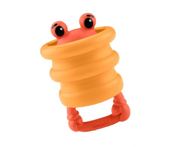 Fisher-Price: Jucărie de dentiție „Prieten de mare” - Rac - Mattel