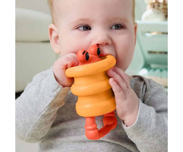 Fisher-Price: Jucărie de dentiție „Prieten de mare” - Rac - Mattel