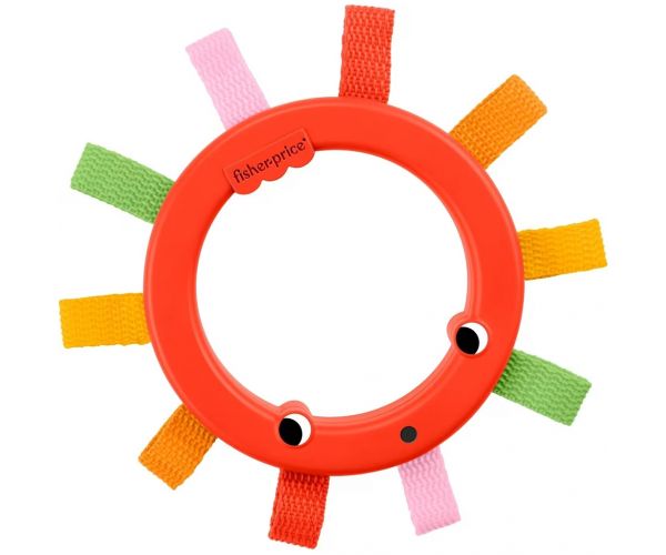 Fisher-Price: Jucărie de dentiție caracatiță veselă cu motive animale - Mattel