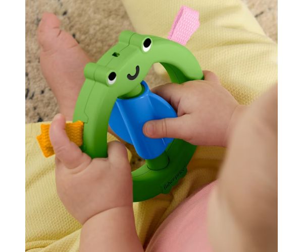 Fisher-Price: Jucărie de mestecat cu broască veselă - Mattel