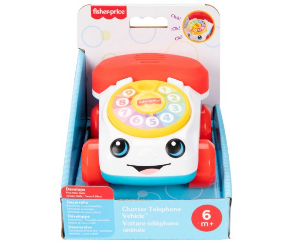 Fisher-Price: Mașinuță cu telefon vorbăreț Tili-toli - Mattel