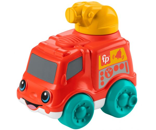 Fisher-Price: Mașinuță de împins - Veselul Pompier - Mattel