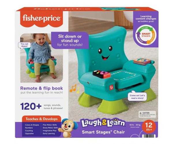Fisher-Price: Râzi și Învață Scăunel Educativ - Mattel
