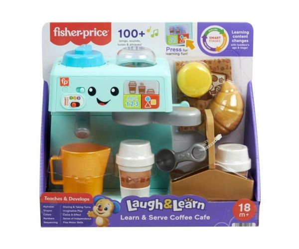 Fisher-Price: Râzi și învață Aparat de cafea Babarista - Mattel