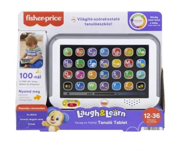 Fisher-Price: Kacagj és fejlődj tanuló tablet 2024-es kiadás (magyar nyelvű) - Mattel