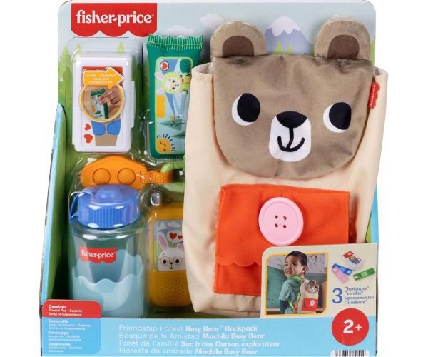 Fisher-Price: Rucsac cu ursuleț - Mattel