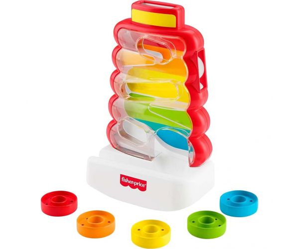 Fisher-Price: Set de joc turn cu inele Zsupsz - Mattel