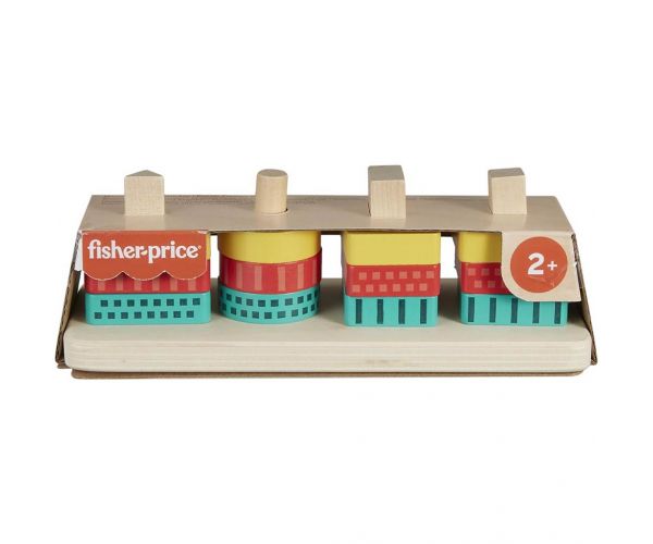 Fisher-Price: Wood Jucărie de dezvoltare cu forme din lemn - Mattel