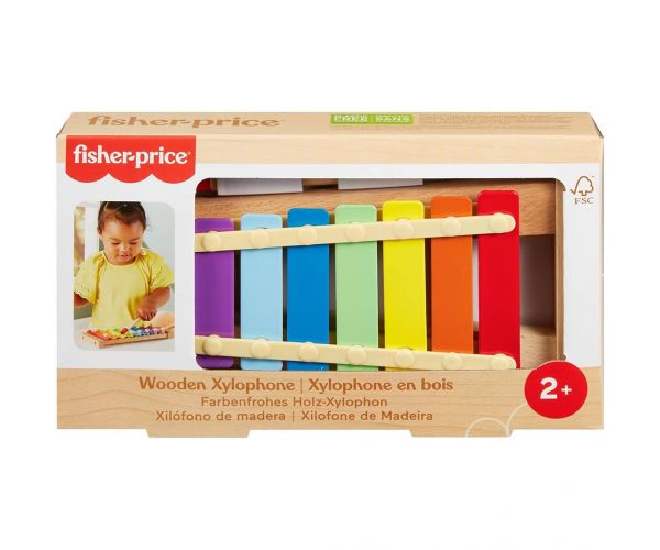 Fisher-Price: Xilofon din lemn - Mattel