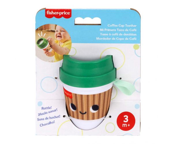 Fisher-Price: inel de dentiție Latte - Mattel