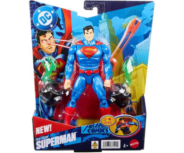 Figurină de acțiune DC - Superman figură interactivă 17 cm - Mattel