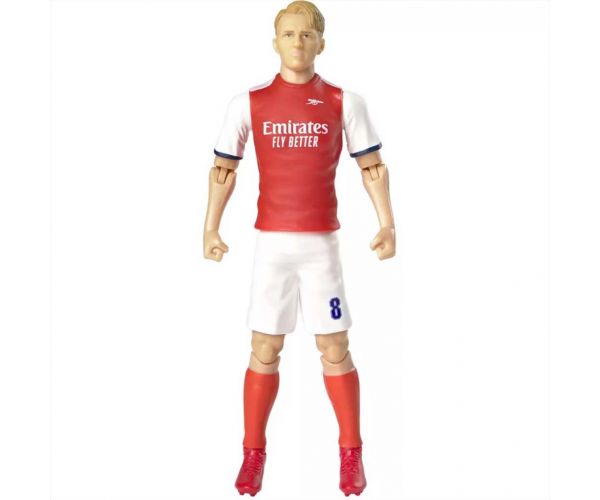 Figurină de acțiune fotbalist, 20 cm - Arsenal, cu tricoul lui Ødegaard numărul 8
