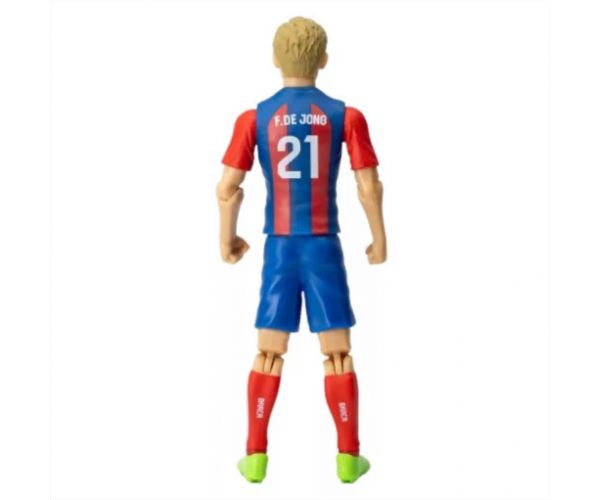 Figurină de acțiune fotbalist, 20 cm - Barcelona, F. De Jong cu tricoul numărul 21