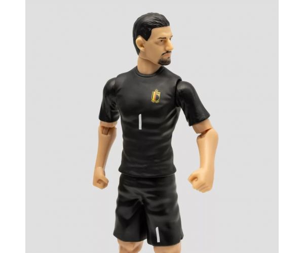 Figurină de acțiune fotbalist, 20 cm - Belgia, Courtois cu tricoul numărul 1