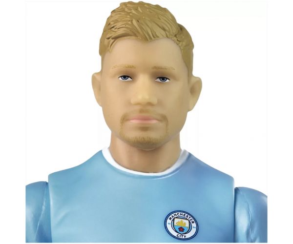 Figurină de acțiune fotbalist, 20 cm - Manchester City, De Bruyne cu tricoul numărul 17
