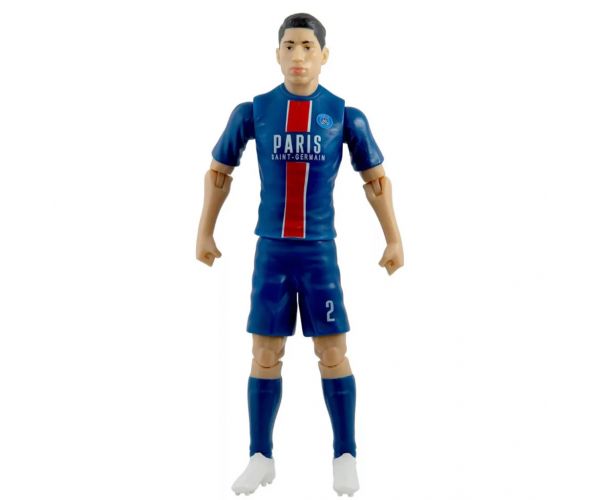 Figurină de acțiune fotbalist, 20 cm - PSG, Hakimi cu tricoul numărul 2