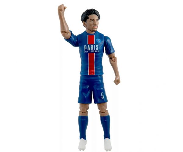 Figurină de acțiune fotbalist, 20 cm - PSG, Marquinhos cu tricoul numărul 5