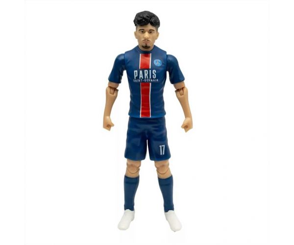 Figurină de acțiune fotbalist, 20 cm - PSG, Vitinha cu tricoul numărul 17