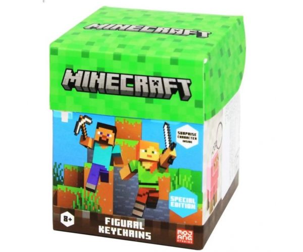 Figurină surpriză Minecraft breloc, 13 cm, seria 2 - 1 buc
