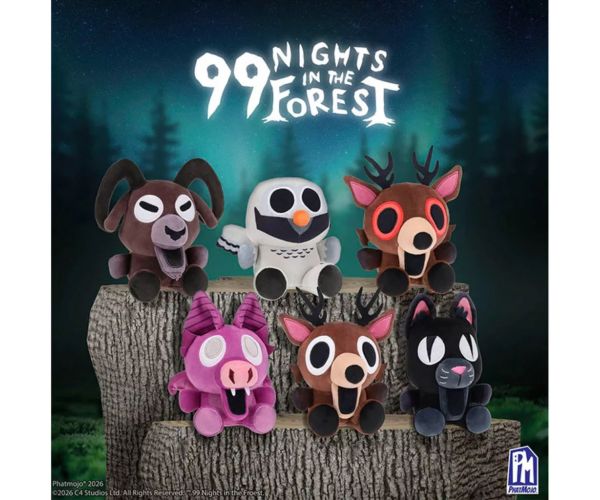 Figurina de pluș surpriză Phatmojo 99 Nights is the Forest cu cod DLC