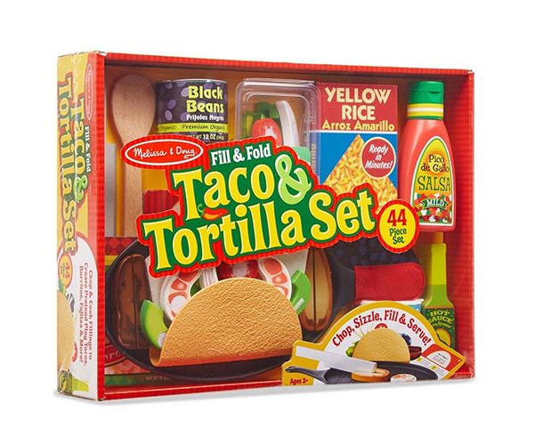 Fill & Fold Taco și Tortilla set de joacă - Melissa & Doug