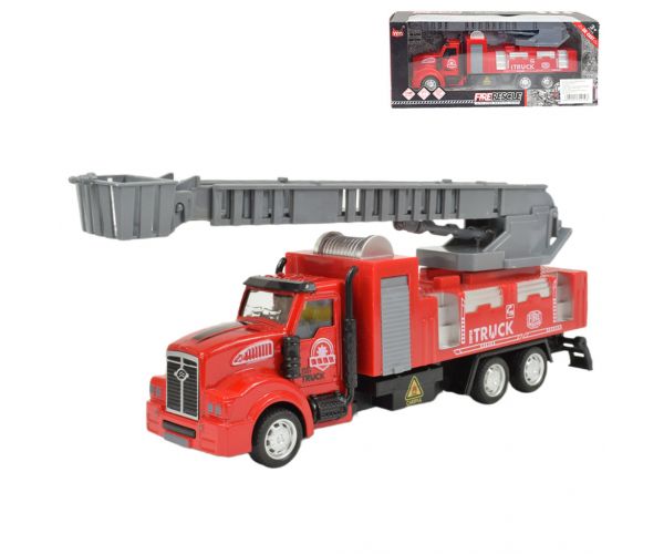 Fire Rescue: camion de pompieri cu scară 22cm
