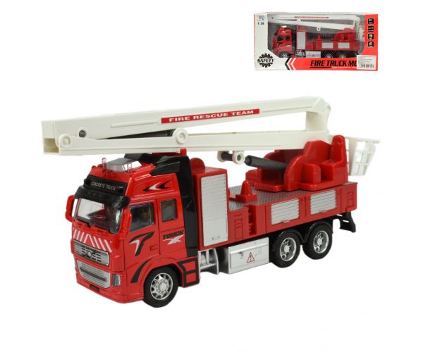 Fire Truck: mașină de pompieri cu lumina si sunet 20cm