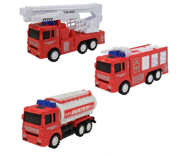 Fire Truck: mașină de pompieri în diverse versiuni 13cm