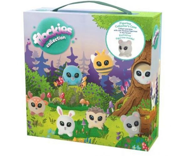 Flockies: Căsuță pușculiță cu figurină șoarece, seria 4.