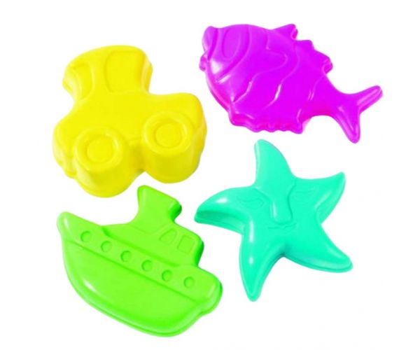 Forme de nisip 4 bucăți - D-Toys