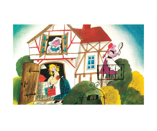 Frații Grimm: Diafilmul Doamna Holle