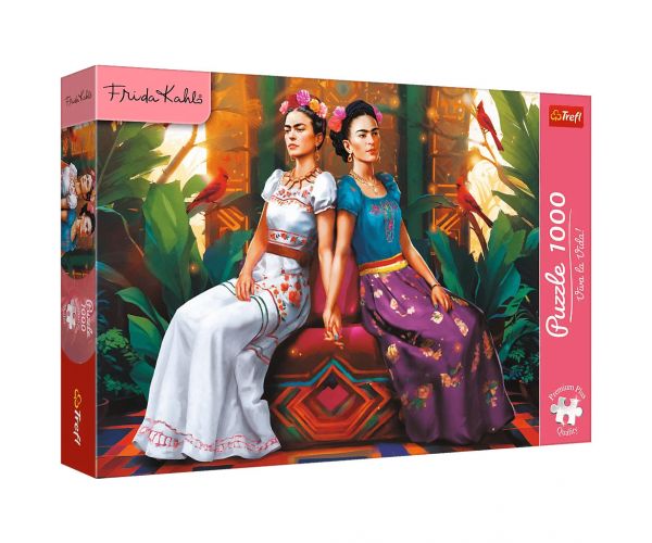Frida Kahlo Două fețe un suflet puzzle premium plus de 1000 de piese - Trefl