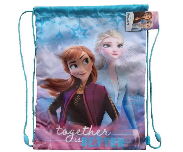 Frozen - Împreună este mai bine sac de sport, sac de gimnastică 43x34cm