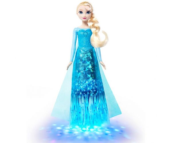 Frozen - Păpușa Elsa cântătoare cu efecte luminoase - Mattel