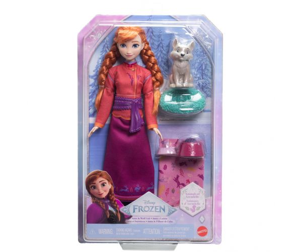 Frozen: Anna și setul cu figurine de joacă cu Elsa mică - Mattel