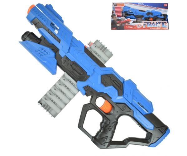 Frantic Launcher: Szivacslövő fegyver 10 méteres lövő távolsággal és töltényekkel 49cm