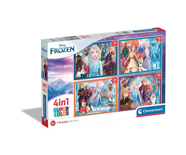 Frozen 2. 4 in 1 puzzle - Clementoni