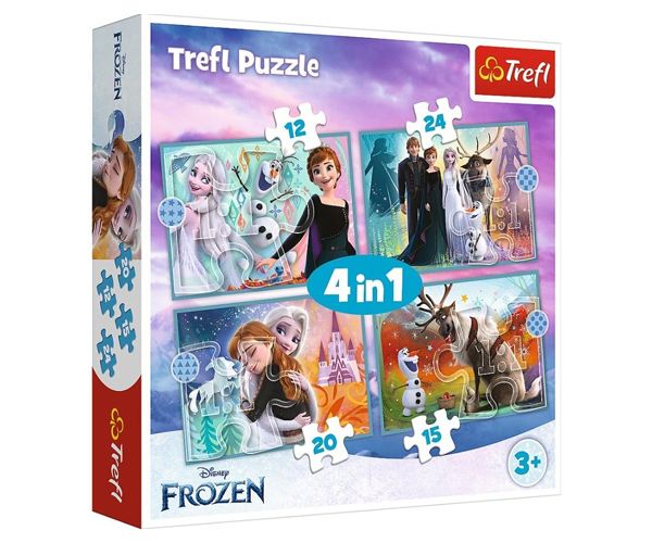 Frozen 2. 4 in 1 puzzle set - Trefl