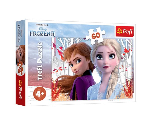Jégvarázs 2: Anna és Elza varázslatos kalandja 60db-os puzzle - Trefl