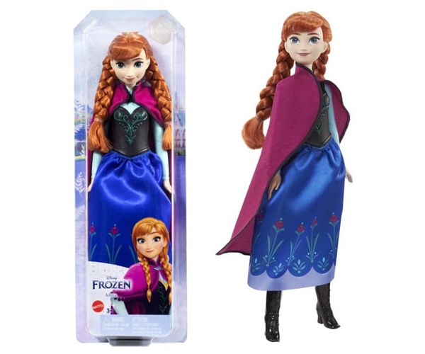 Frozen: Fermecatoare Anna prințesă păpușă de modă 30cm - Mattel
