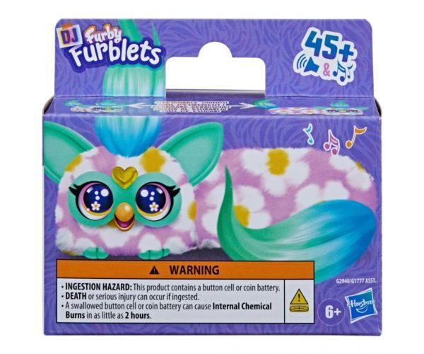 Furby: DJ Furblets Flower-Ella, figură de pluș interactivă - Hasbro