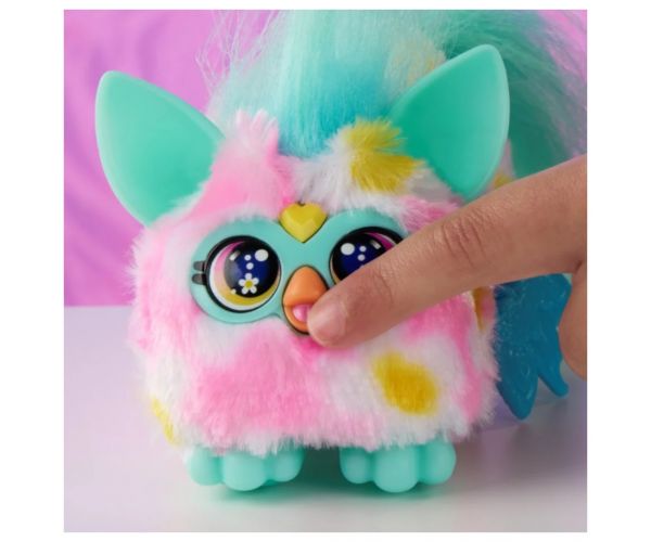 Furby: DJ Furblets Flower-Ella, figură de pluș interactivă - Hasbro