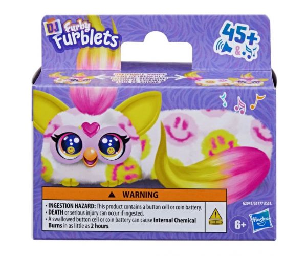 Furby: DJ Furblets Smile-A-Lot figură de pluș interactivă - Hasbro