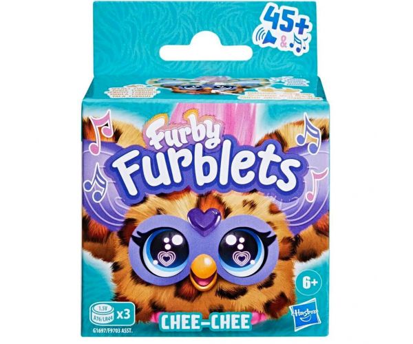 Furby: Jucărie de pluș interactivă Furblets Chee-Chee - Hasbro