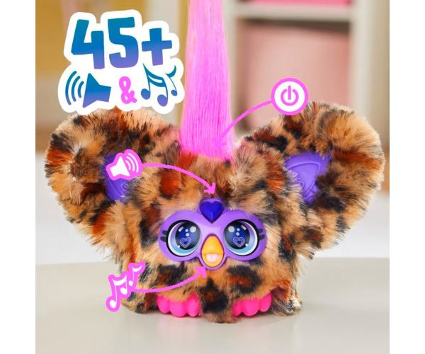 Furby: Jucărie de pluș interactivă Furblets Chee-Chee - Hasbro