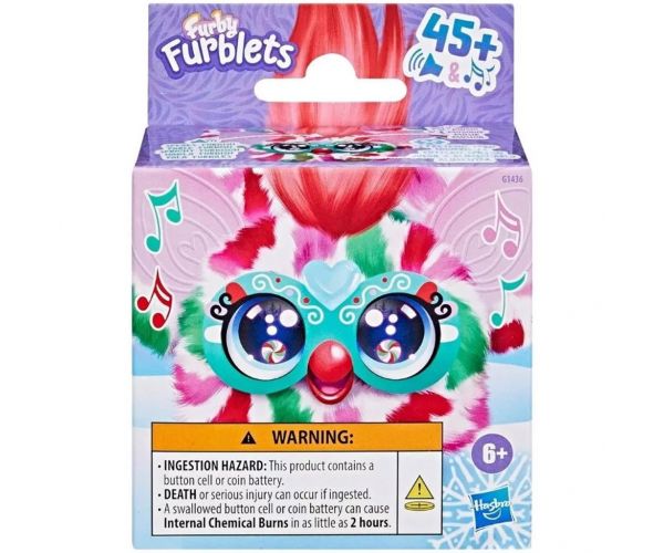 Furby: Jucărie de pluș interactivă Furblets Pep-Mint - Hasbro