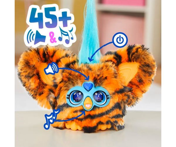 Furby: Jucărie de pluș interactivă Furblets Ty-Bee - Hasbro