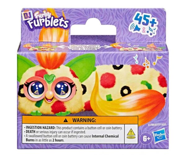 Furby: Jucărie interactivă de pluș DJ Furblets Pepp-Oh-Roni - Hasbro