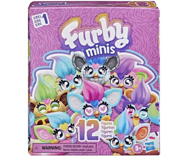 Furby: Set mini de 12 figurine, seria 1 - Hasbro