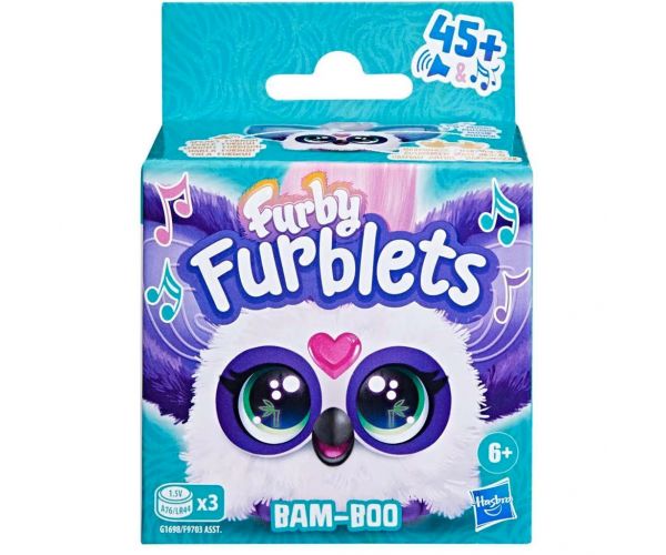Furby: pluș interactiv Furblets Bam-Boo - Hasbro